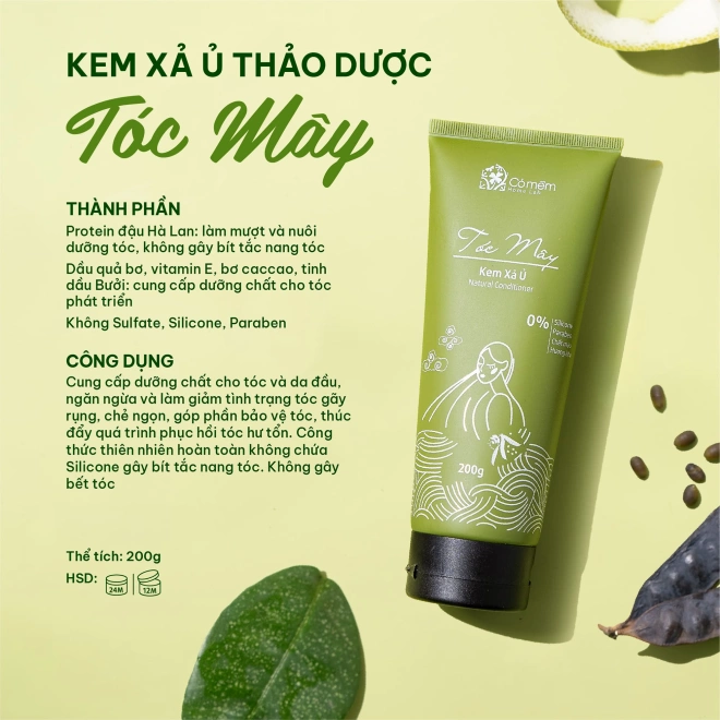 Combo Chăm sóc tóc toàn diện Tóc Mây - Tóc chắc khỏe, giảm rụng ngay