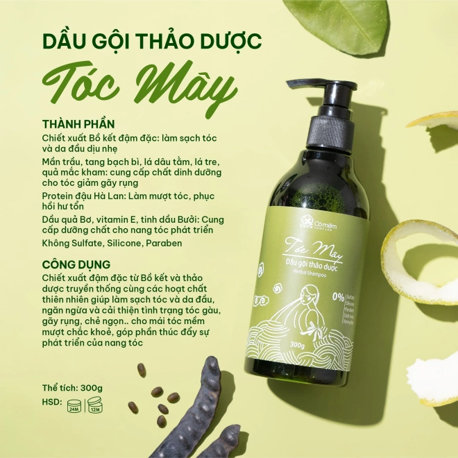 Combo Chăm sóc tóc toàn diện Tóc Mây - Tóc chắc khỏe, giảm rụng ngay