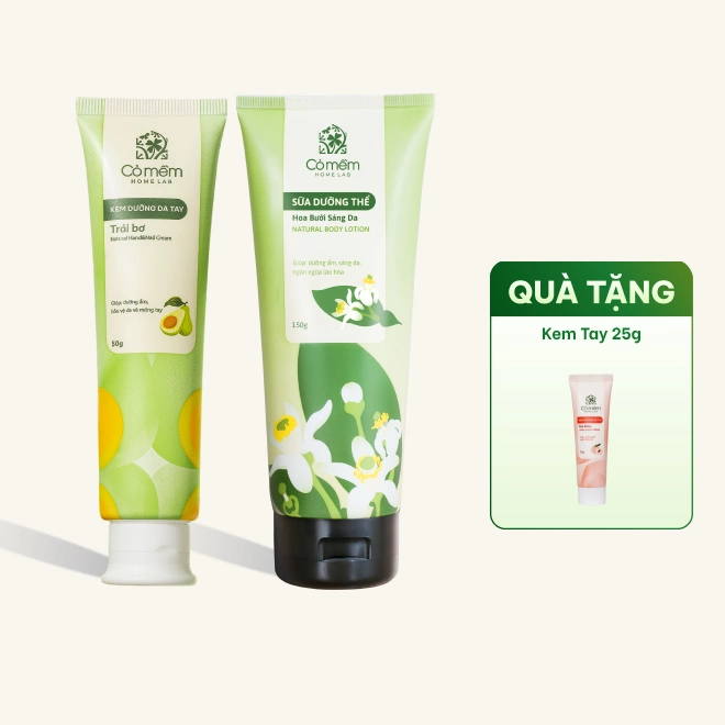 Combo 2 Sản Phẩm Dưỡng Thể Kem Dưỡng Da Tay 