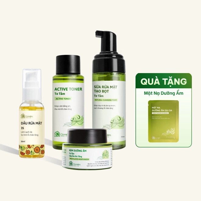 Combo Chăm Sóc Da Ban Đêm Từ Tẩy Trang Đến Dưỡng Ẩm