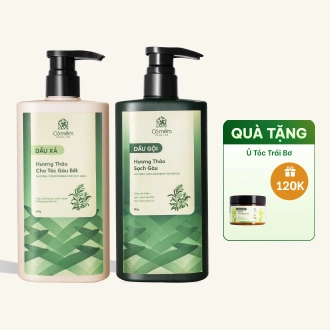 Combo Gội Xả Tóc Hương Thảo Giúp Sạch Gàu