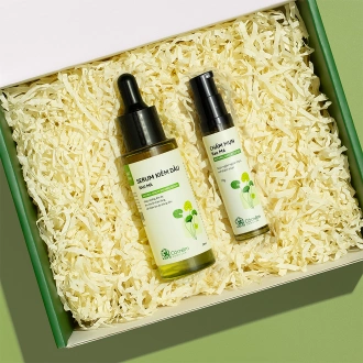  [SET QUÀ TẶNG] Combo Kiềm Dầu Giảm Mụn Mờ Vết Thâm Mụn