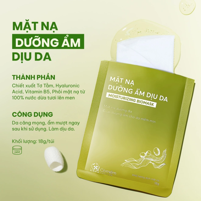 Mặt Nạ Dưỡng Ẩm Dịu Da
