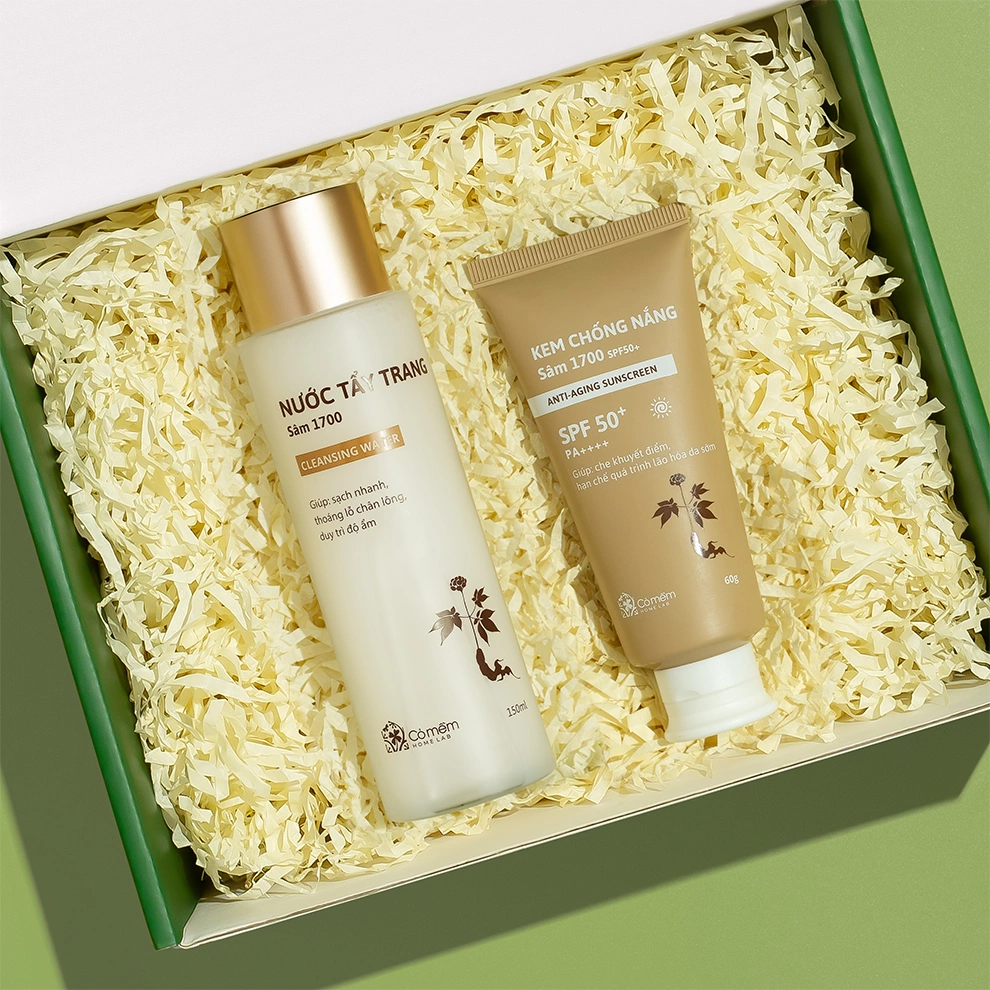 [SET QUÀ TẶNG] Bộ Chăm Sóc Da Sạch Sâu Và Bảo Vệ Da Sâm 1700