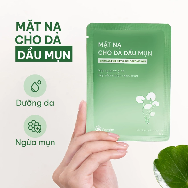 Combo Mặt Nạ Cho Da Dầu Mụn- Son Dưỡng Gạo