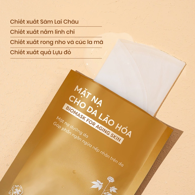 Mặt Nạ Cho Da Lão Hoá