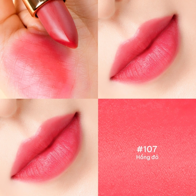 Combo Trang Điểm Son Lụa Diễm Mềm Mịn Và Phấn Nước Thuỷ Tinh