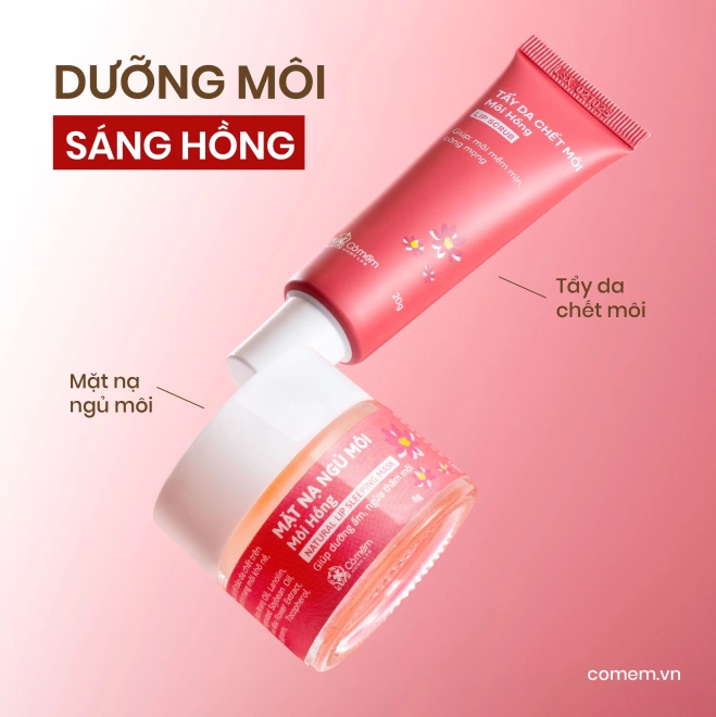 Combo 2 Sản Phẩm Giảm Thâm Dưỡng Mềm Môi Căng Mịn