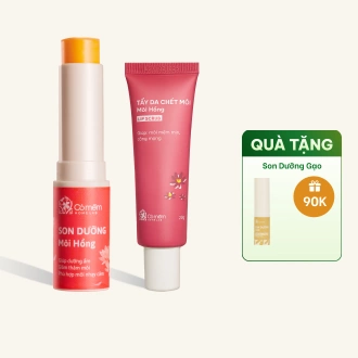 Combo dưỡng Hồng Môi (Lipscrub Môi Hồng + Son dưỡng Môi Hồng)
