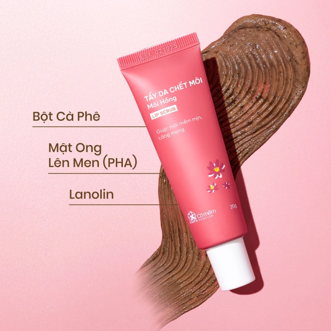 Tẩy Da Chết Môi Môi Hồng