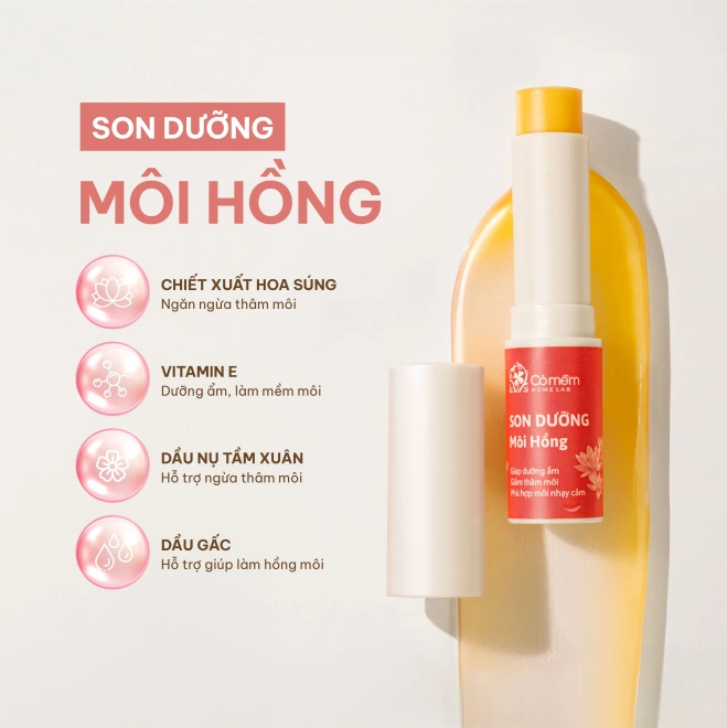 Combo Dưỡng Môi Giảm Thâm Dưỡng Mềm Môi