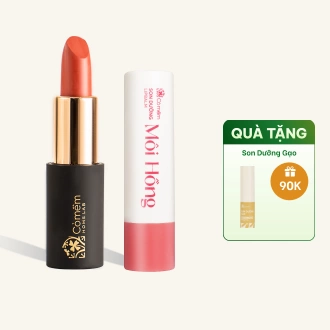 Combo Son Lụa Diễm, Son Dưỡng Môi Hồng
