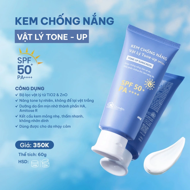 Combo Chăm Sóc Da Dưỡng Ẩm Và Kem Chống Nắng Cho Mọi Loại Da 