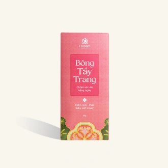 Bông Tẩy Trang Làm Sạch Da Hộp 50 Miếng- Cỏ Mềm