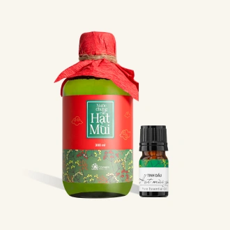 Combo Làm Sạch Đón Tết Nước Lau Bàn Thờ Và Tinh Dầu Hạt Mùi Già