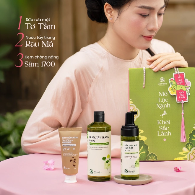 Set Quà "Mở lộc xanh - Khởi sắc lành" Tết 2026