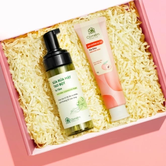 [SET QUÀ TẶNG] Bộ Combo Gồm Kem Dưỡng Da Tay Và Bọt Rửa Mặt