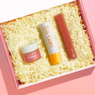 [SET QUÀ TẶNG] Combo Môi Hồng Xinh Căng Mọng 