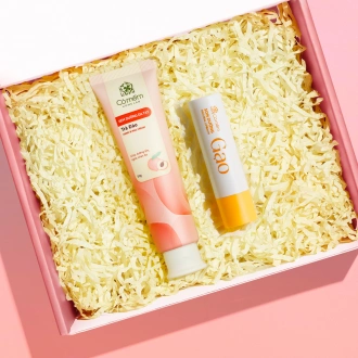 [SET QUÀ TẶNG] Son Dưỡng Gạo, Kem Tay Trà Đào