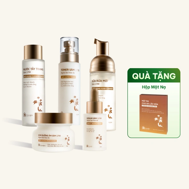 Bộ Chăm Sóc Da Chiết Xuất Sâm Ngừa Lão Hóa