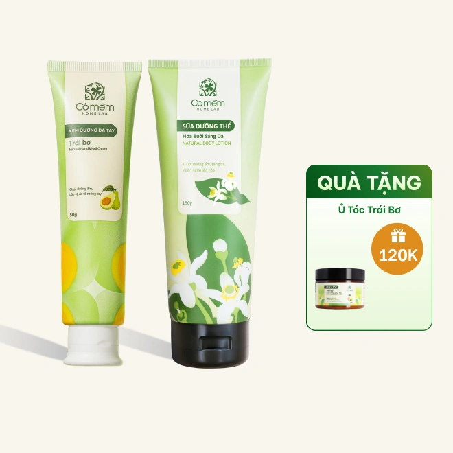 Combo 2 Sản Phẩm Dưỡng Thể Kem Dưỡng Da Tay 