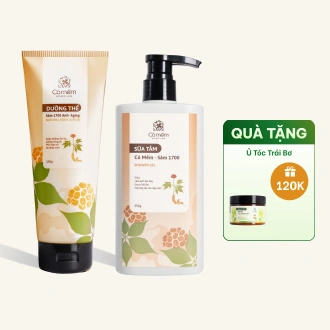  Combo 2 Sản Phẩm Sữa Tắm Sữa Dưỡng Thể Sáng Da Toàn Thân
