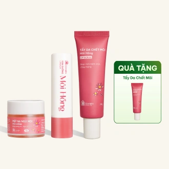 Bộ Chăm Sóc Môi Môi Hồng Dưỡng Mềm Môi