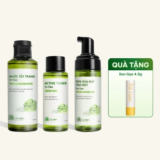 Combo Làm sạch Sâu Tơ Tằm cho da thường đến khô