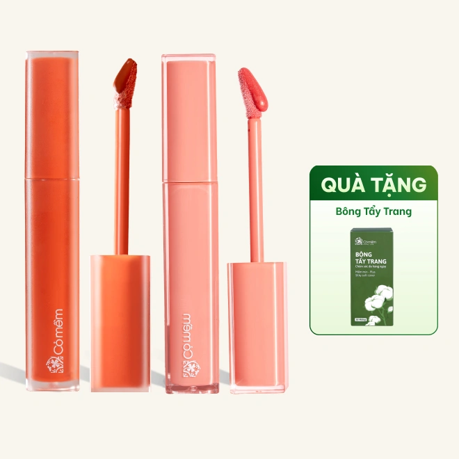 Combo Son Kem Nhung Và Kem Bóng Thuỷ Tinh Từ Thiên Nhiên