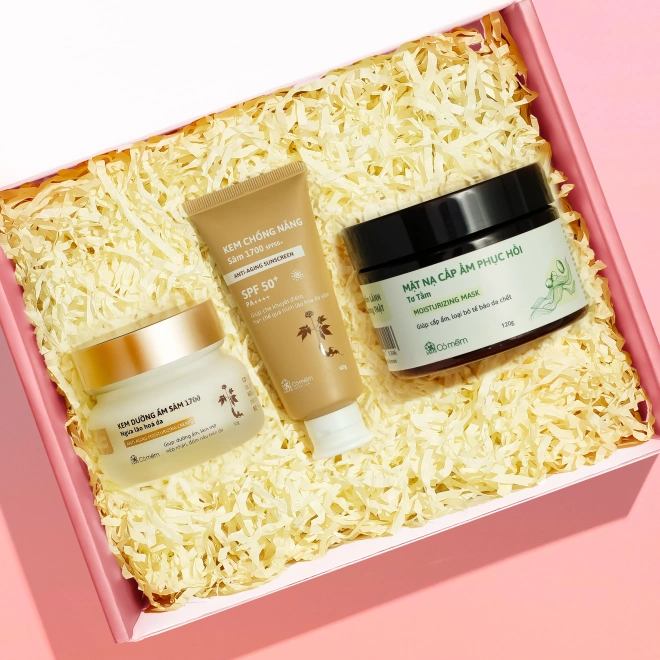 [SET QUÀ TẶNG] Kem Chống Nắng, Kem Dưỡng Sâm Ngừa Lão Hoá