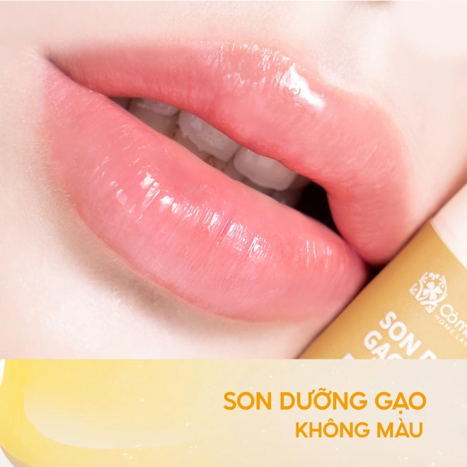 Son Dưỡng Gạo - 3 Lựa Chọn Hồng/ Cam/ Không Màu