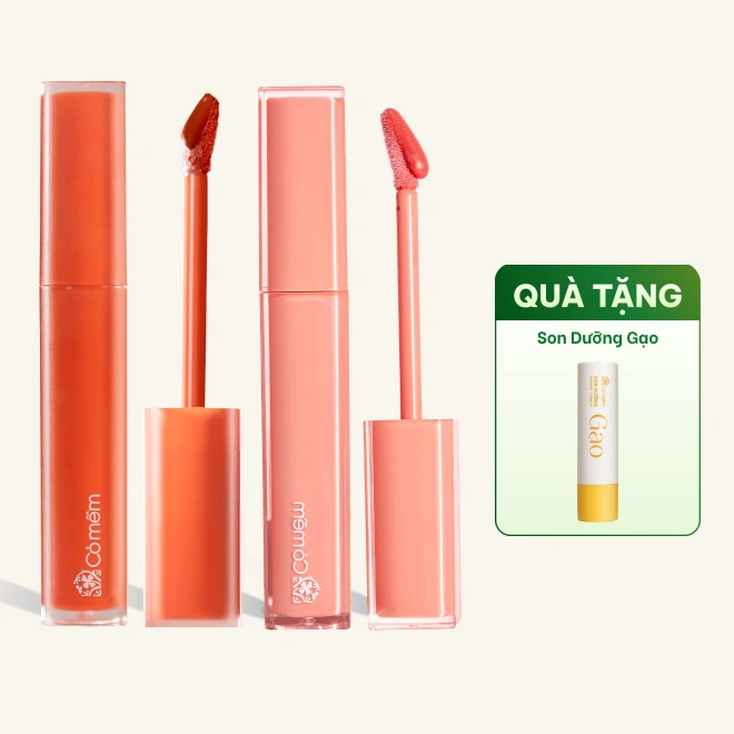 Combo Son Kem Nhung Và Kem Bóng Thuỷ Tinh Từ Thiên Nhiên