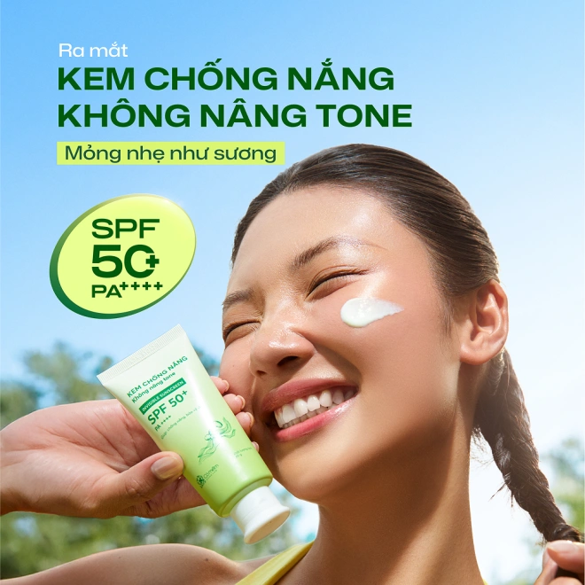 Kem Chống Nắng Không Nâng Tone