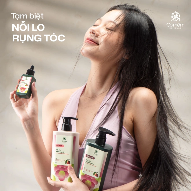 [SET QUÀ TẶNG] Bộ Chăm Sóc Tóc Ngăn Ngừa Rụng Tóc Dâu Tằm