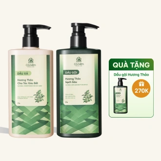 Combo Gội Xả Tóc Hương Thảo Giúp Sạch Gàu
