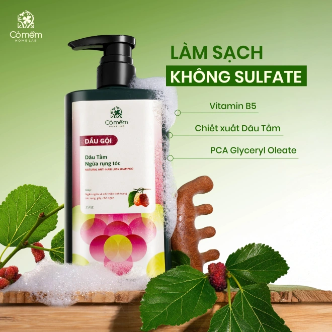 Dầu Gội Dâu Tằm Ngừa Rụng Tóc