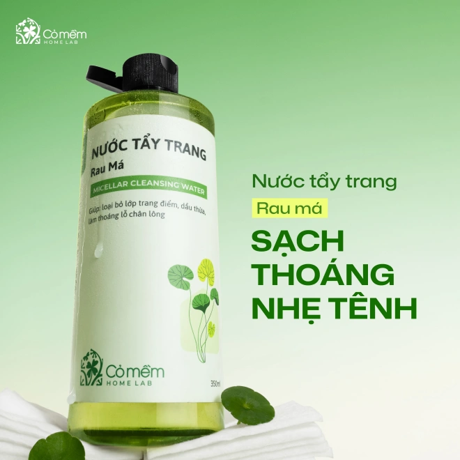 Bộ Chăm Sóc Da Chiết Xuất Rau Má Dành Cho Da Dầu Mụn