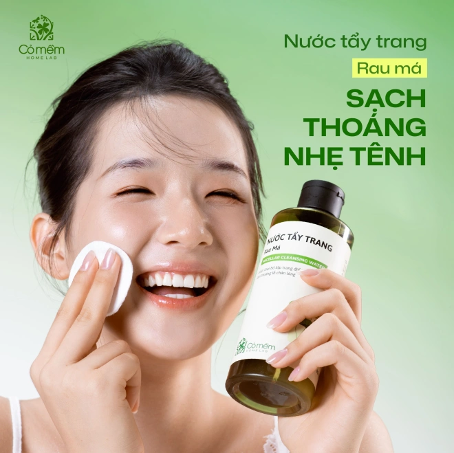 Nước tẩy trang Rau Má 