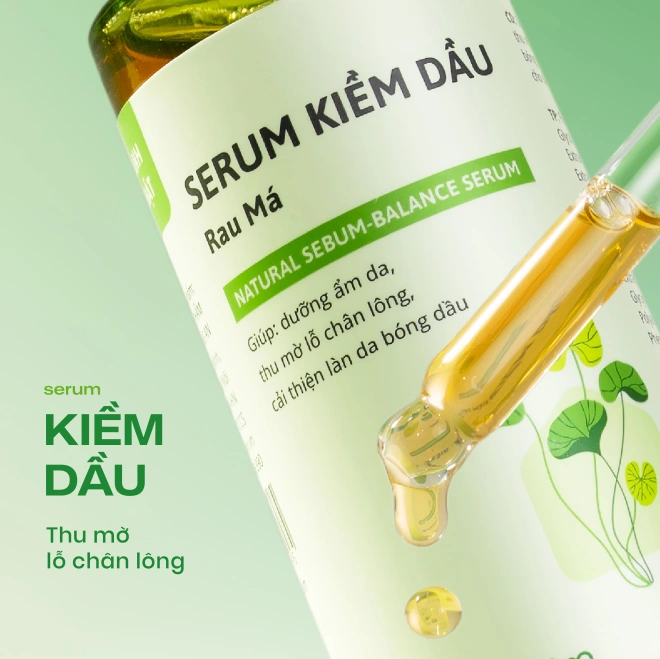 Serum Kiềm Dầu Rau Má