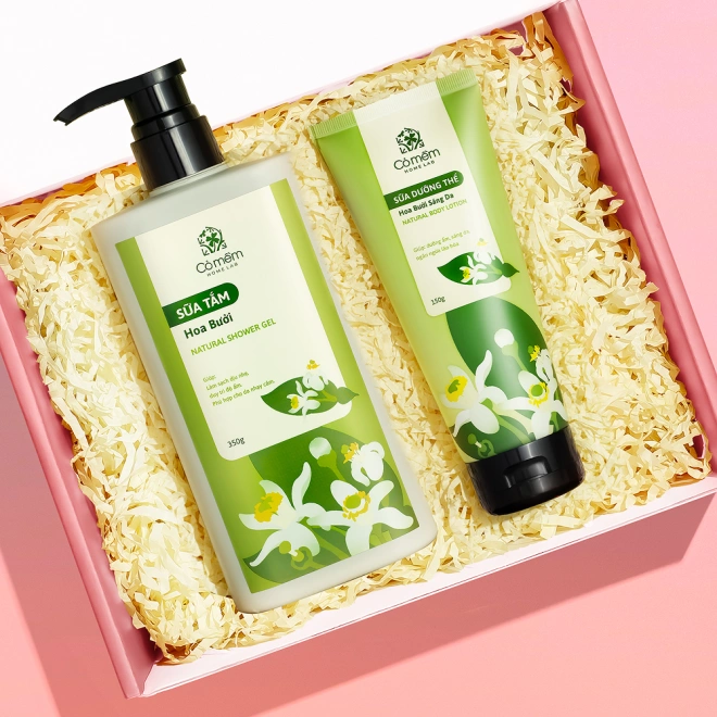 [SET QUÀ TẶNG] Sữa Tắm Sữa Dưỡng Thể Sáng Da Toàn Thân