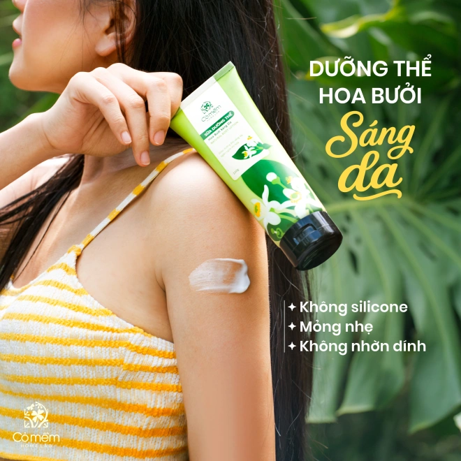 Sữa dưỡng thể Hoa Bưởi sáng da