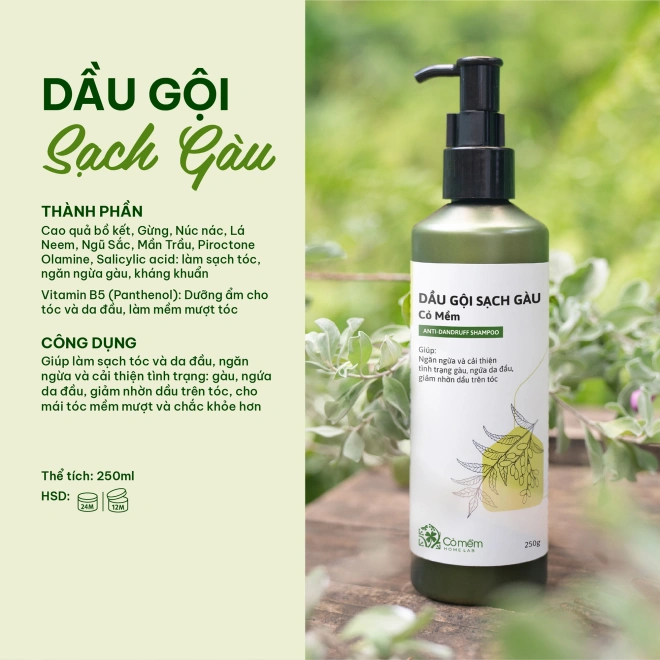 Dầu gội sạch gàu Cỏ Mềm