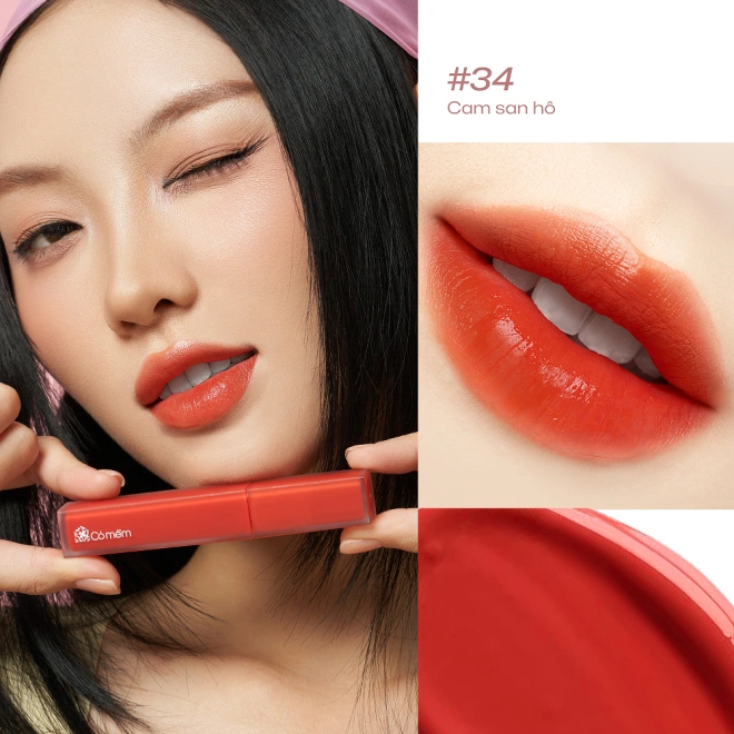 Combo Son Kem Nhung Và Kem Bóng Thuỷ Tinh Từ Thiên Nhiên