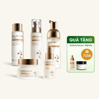 Bộ Chăm Sóc Da Chiết Xuất Sâm Ngừa Lão Hóa