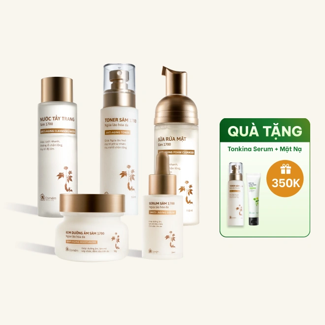 Bộ Chăm Sóc Da Chiết Xuất Sâm Ngừa Lão Hóa
