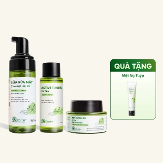 Bộ Chăm sóc da Tơ Tằm - dưỡng ẩm, ngừa lão hoá chuyên sâu 3 bước