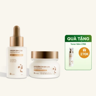 Bộ Đôi Dưỡng Ẩm Sâm 1700 Ngừa Lão Hóa Da