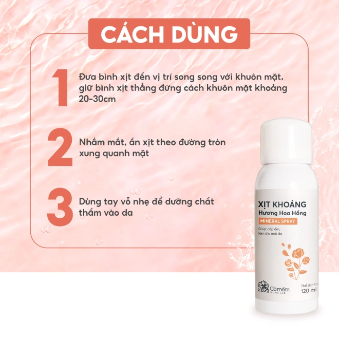 Xịt Khoáng Hoa Hồng 