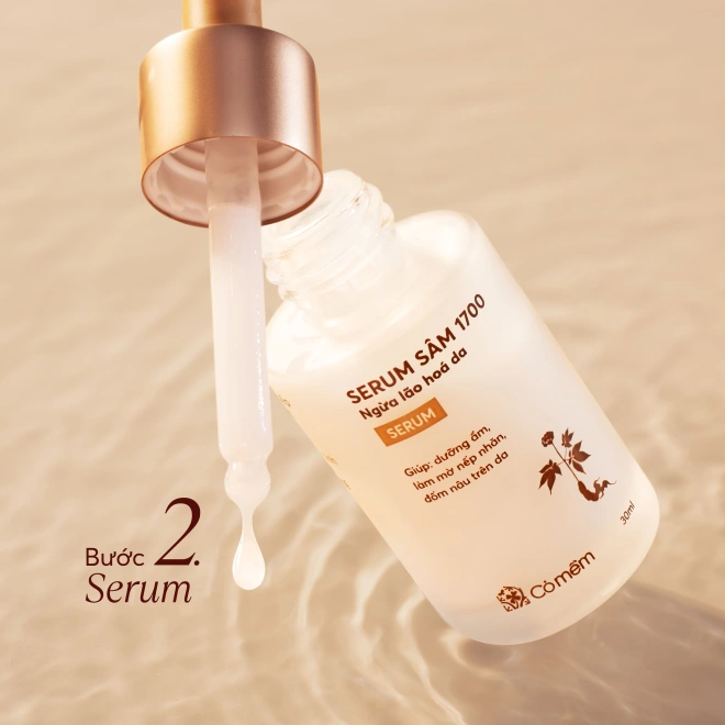 Combo 3 Bước Tinh Chất Booster Serum Và Kem Dưỡng Sâm 1700