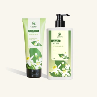 Combo Sữa Tắm Dưỡng Thể Hoa Bưởi - Sáng Da 